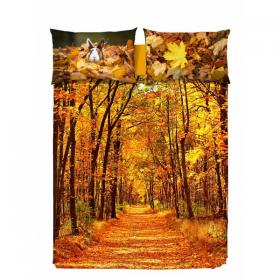 FOREST Parure copripiumino matrimoniale